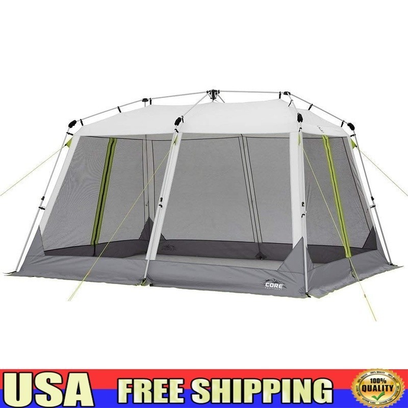 Instant Pop Up Tent UV Protection Spacious Bug Screen Camp Picnic Outdoor Use