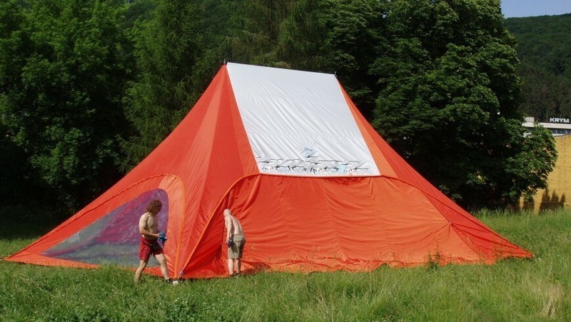 Waterproof Event Family Camping Beach Yard Patio Party Double Star Stretch Tent