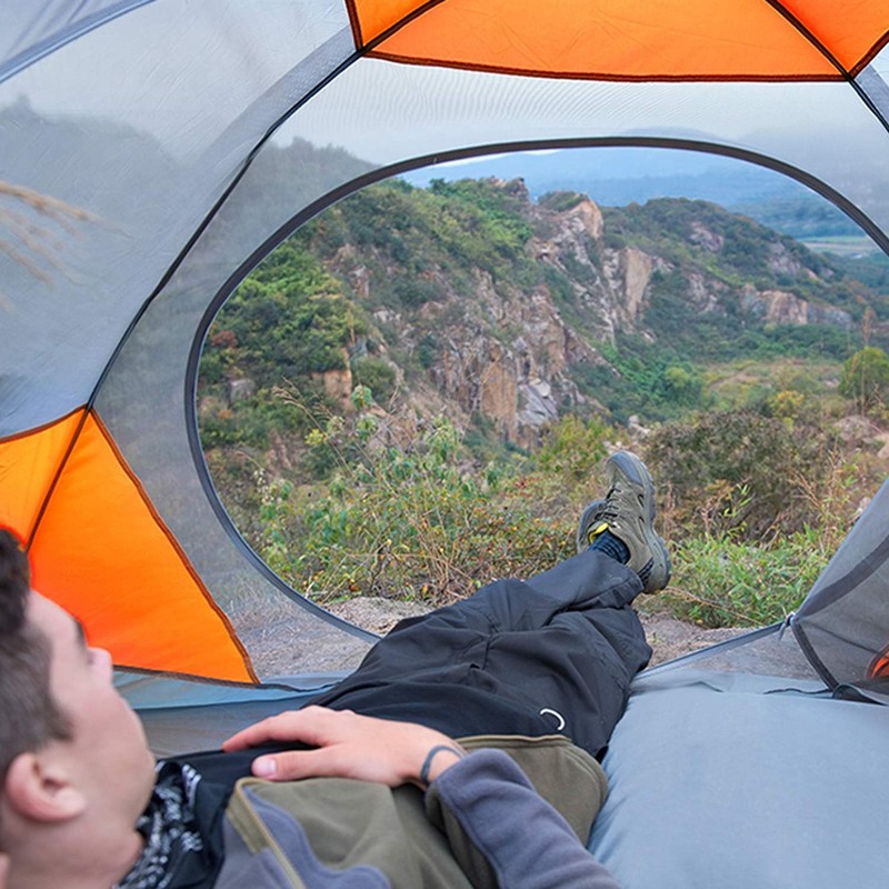 2/4 Person Camping Tent Lightweight Backpacking Tent Waterproof Windproof Two Do gallery