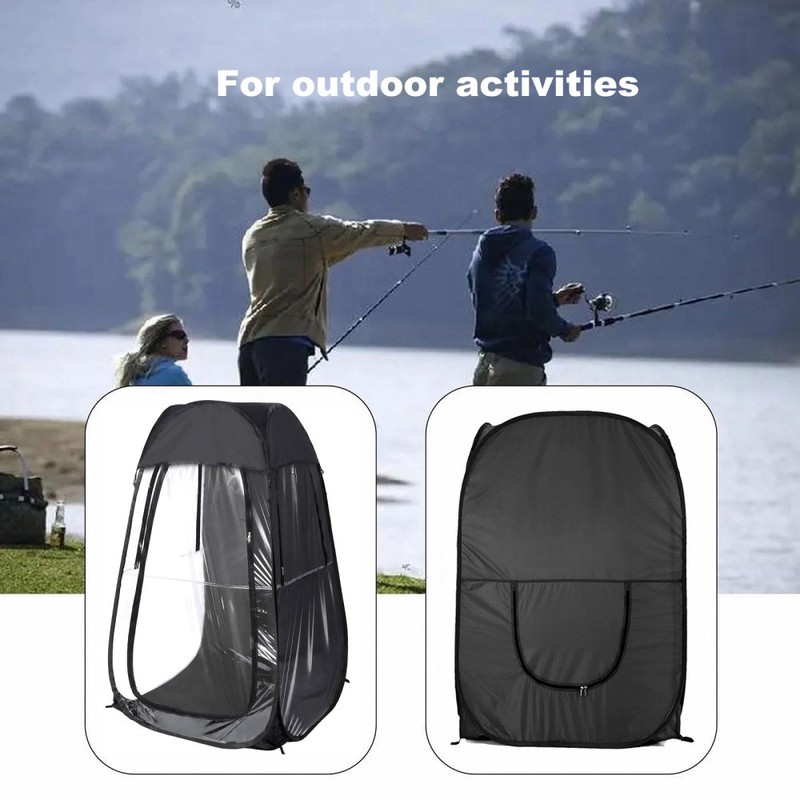 Portable Pop Up Sports Tent,for Outdoor Sports Events, Fishing and Camping,Black gallery