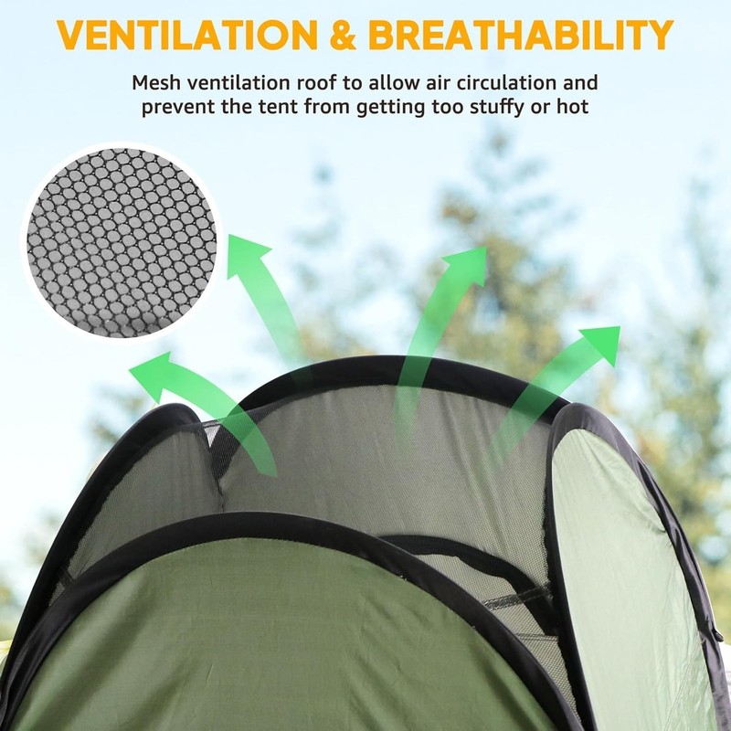 Outdoor Privacy Shelter Camping Tent Pop Up Shower Changing Room Waterproof gallery