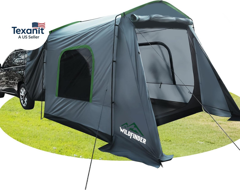 SUV Tent, Rectangle Car Tent for Family, Waterproof & Windproof for Car Camping,