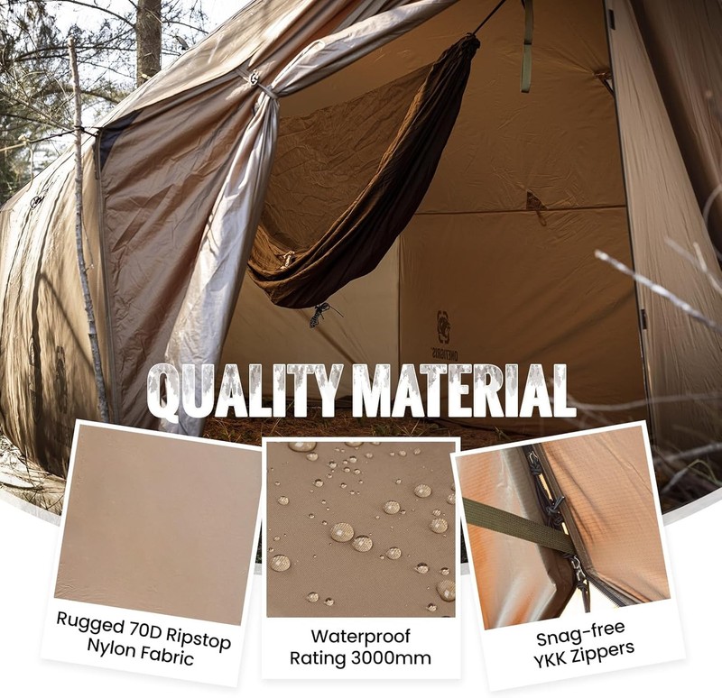 OneTigris TEGIMEN Hammock Hot Tent with Stove Jack gallery