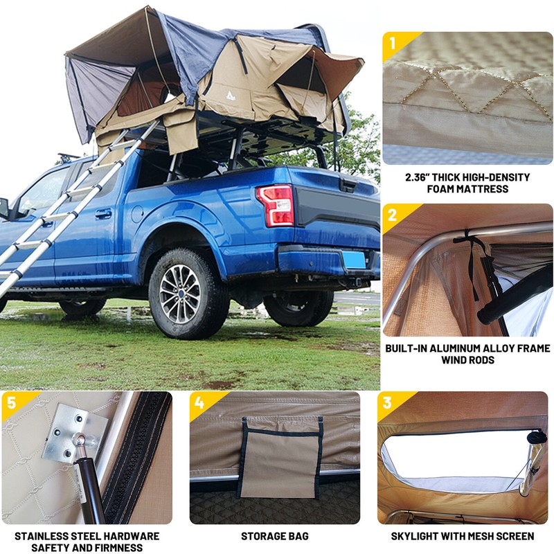 Top Tent Bed Truck Tent Waterproof Roof Car Roof Tent Camping Tent Hiking Tent