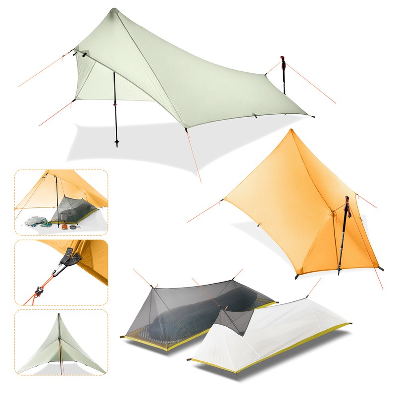 Waterproof Ultralight Sun Shelter Rain Fly Tent Outdoor Camping Fishing Shelter