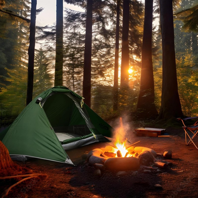 camppal 1 Person Tent for Camping Hiking Mountain Hunting Backpacking Tents gallery