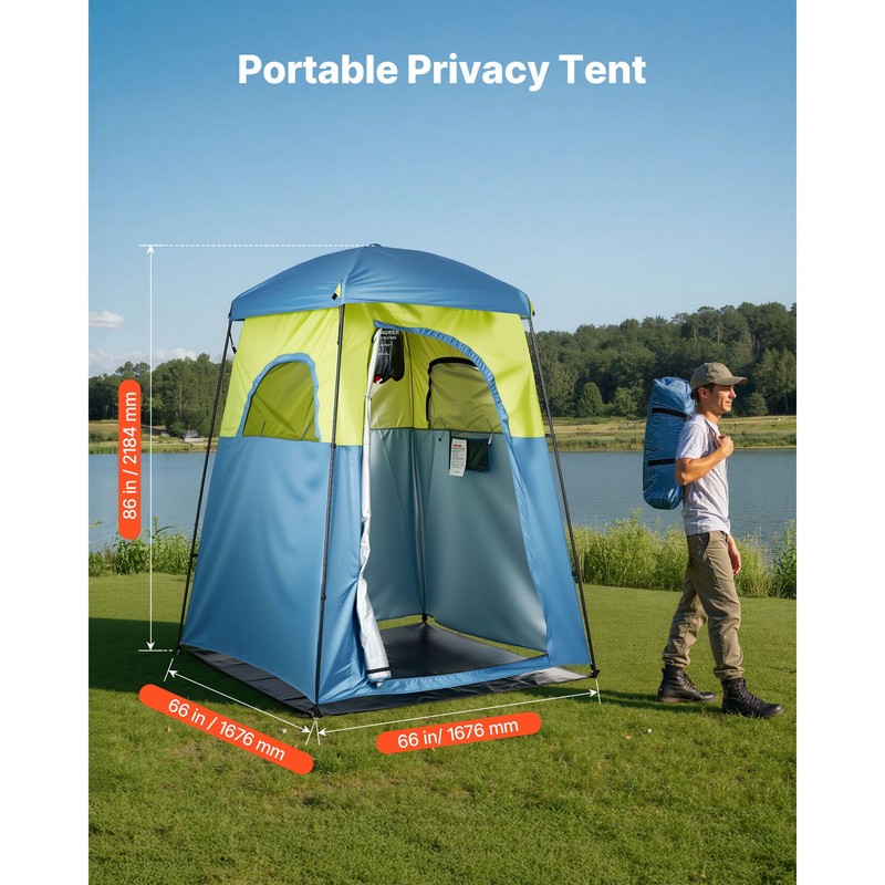 Uimoso Portable Privacy Tent for Camping - Shower and Changing Room Solution gallery