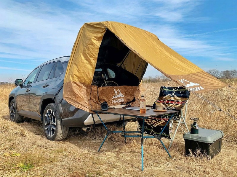SUV Tailgate Tent - 2 Person Car Camping Awning, 3000Mm Waterproof & UPF 50+ -Po gallery