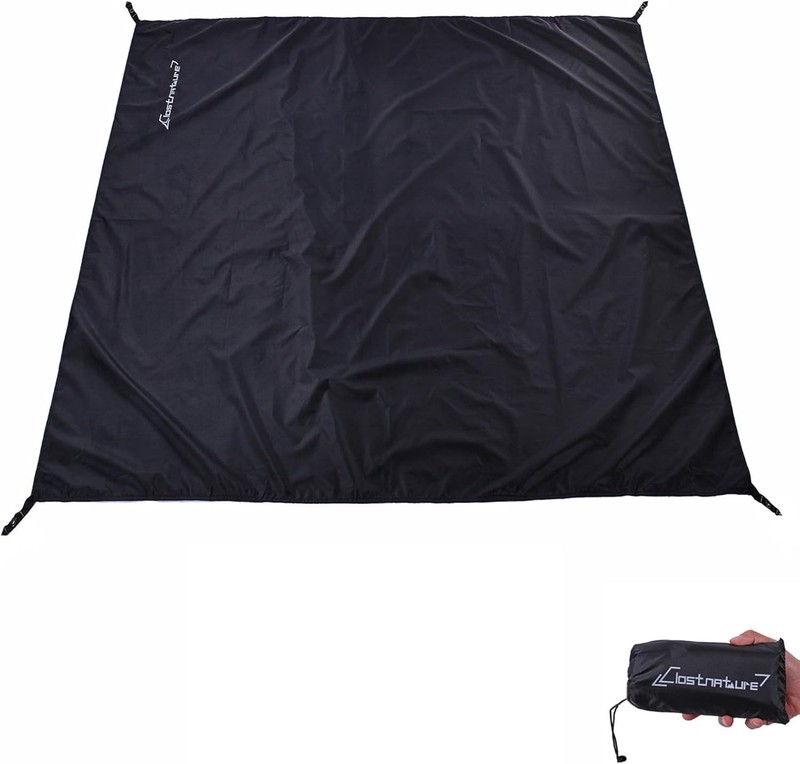 Heavy Duty Waterproof Tent Footprint - Ultralight Camping Ground Sheet 87''x59'' gallery