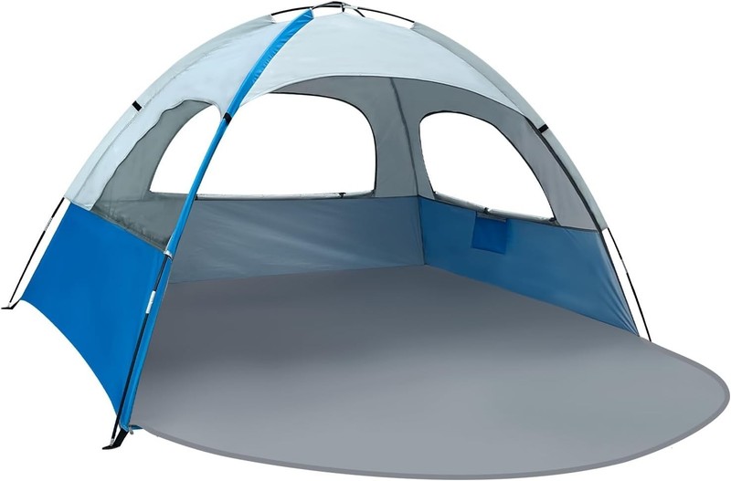 Spacious Outdoor Sun Shelter Tent with Fiberglass Frame for Family Adventures gallery