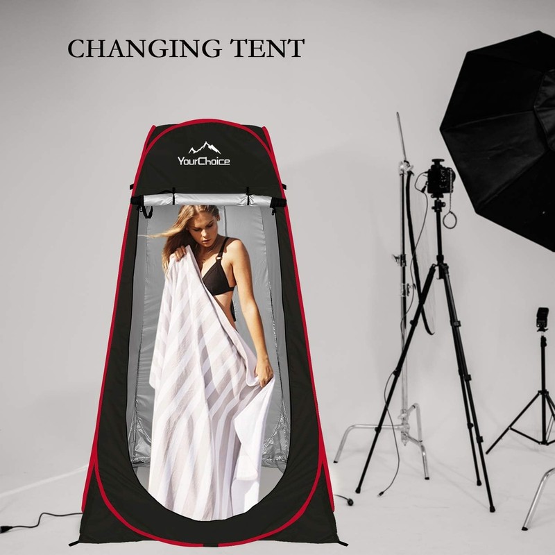 Lightweight 5.5 lbs Pop Up Privacy Tent - Instant Setup for Camping and Hiking gallery