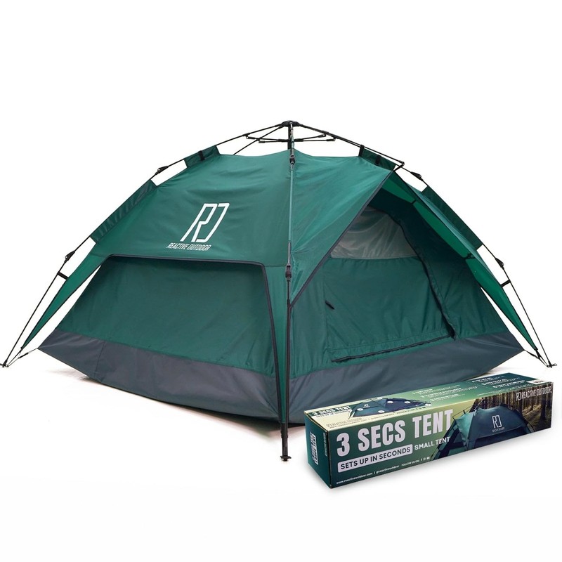 «Instant Pop Up Camping Tent – Easy 3-Second Setup – Waterproof for 1-2 People»