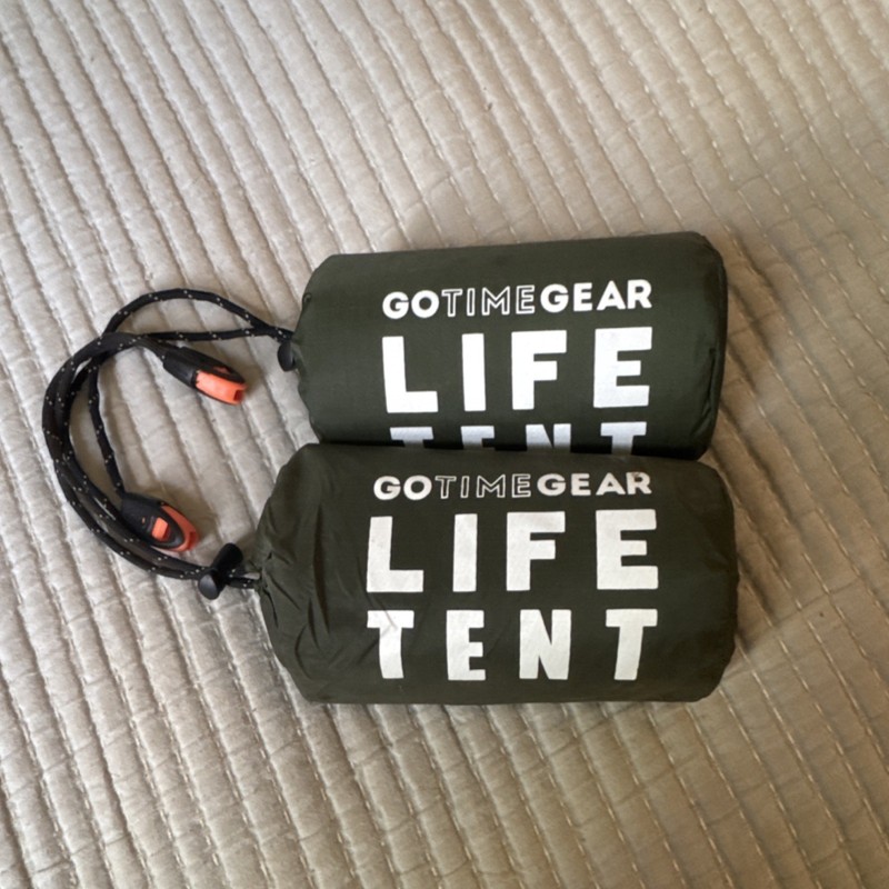 GoTimeGear Life Tent 2 Pack Emergency Survival Shelter Waterproof NEW in Box