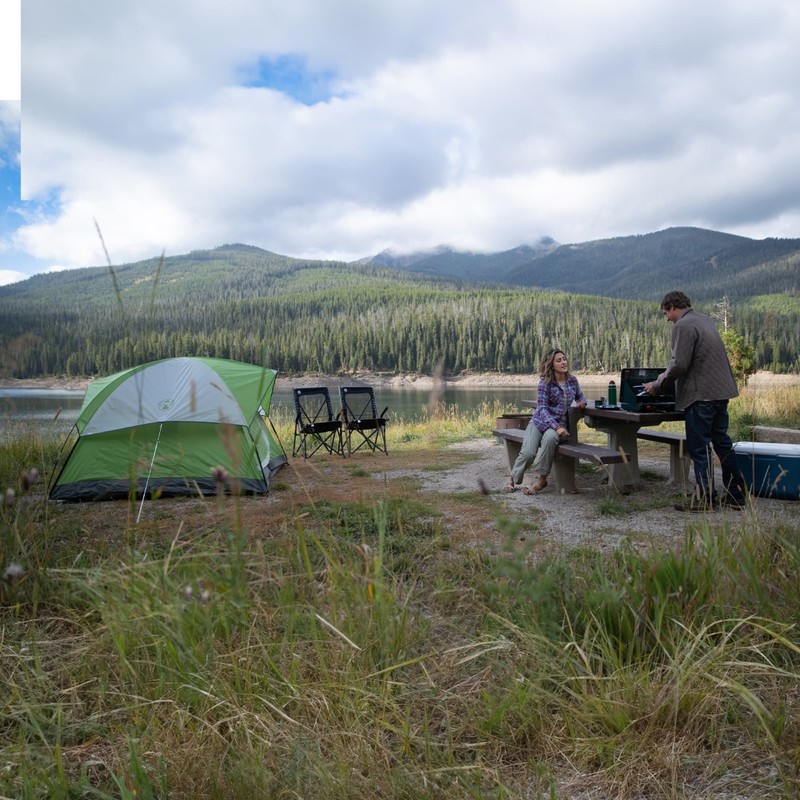 Coleman Sundome 6-Person Dome Tent, Green, 72" Center Height gallery