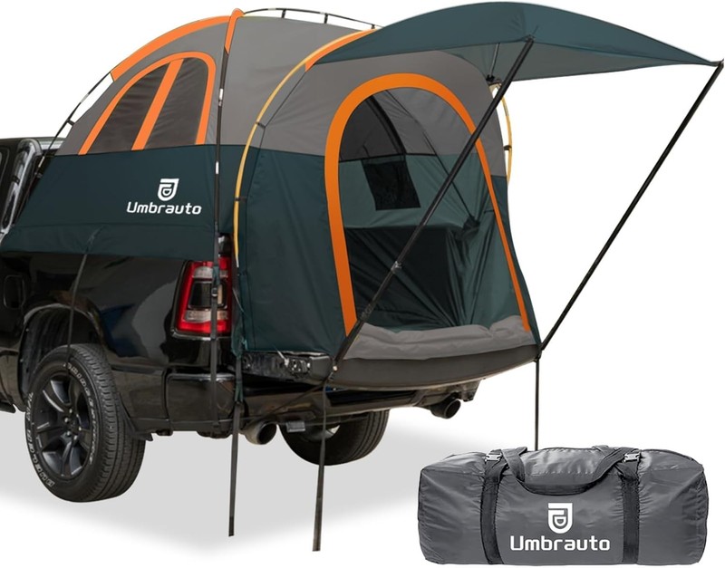 Umbrauto 6.4-6.7FT Pickup Truck Tent with Awning PU3000
