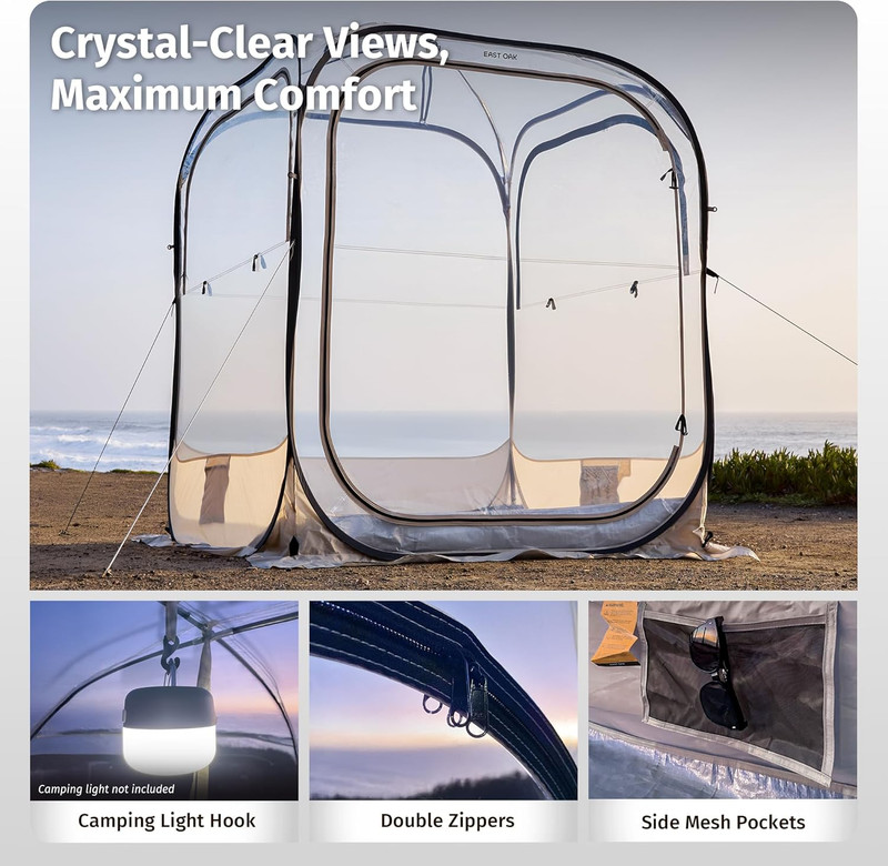 Weather Sports Tent for Fishing, Sports Event | Pop up Bubble Tent Instant Sun & gallery