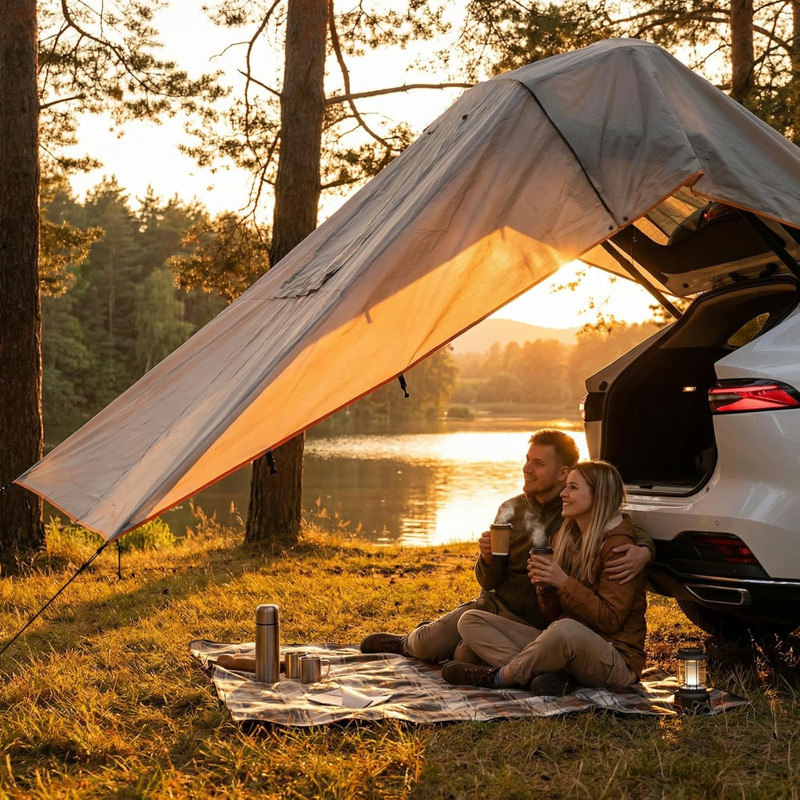 Instant Hatchback Cabana - Privacy Changing Room Tent for Car Camping gallery