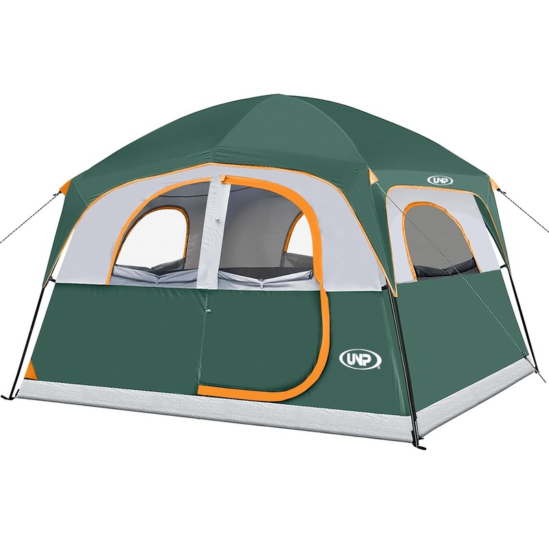 Tents 6 Person Waterproof Windproof Easy Setup,Double Layer Family Camping Te…