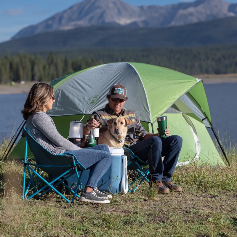Coleman Sundome 6-Person Dome Tent, Green, 72" Center Height gallery