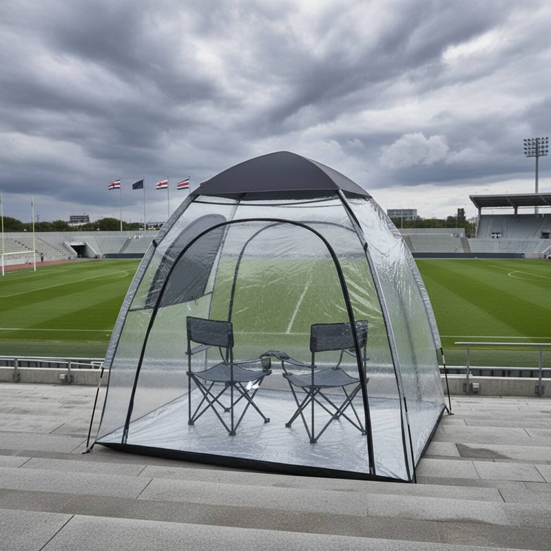 Transparent Camping Tent Water-Resistant Portable Instant Shelter Warm gallery