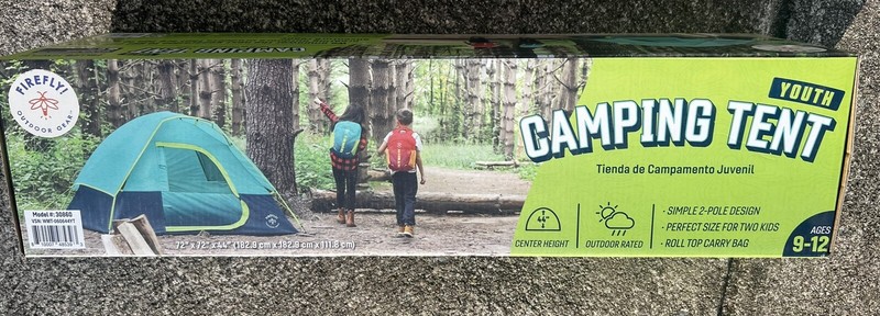 Fire Fly Outdoor Gear 44” Youth Camping Beach 2 Person Tent.