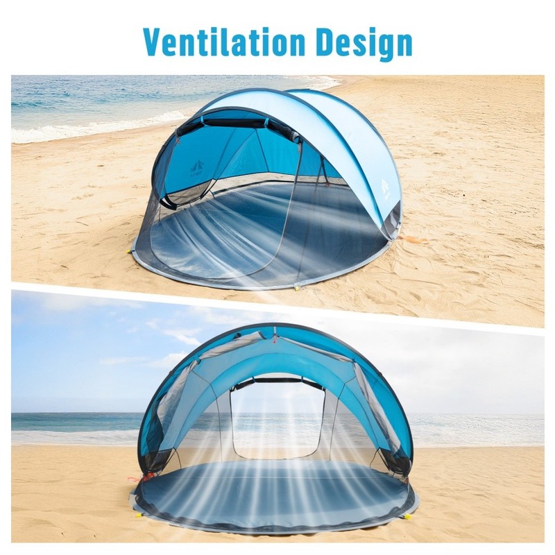 Pop Up Beach Tent Sun Shade Shelter For 2--4 Man Outdoor Camping Family Canopy gallery