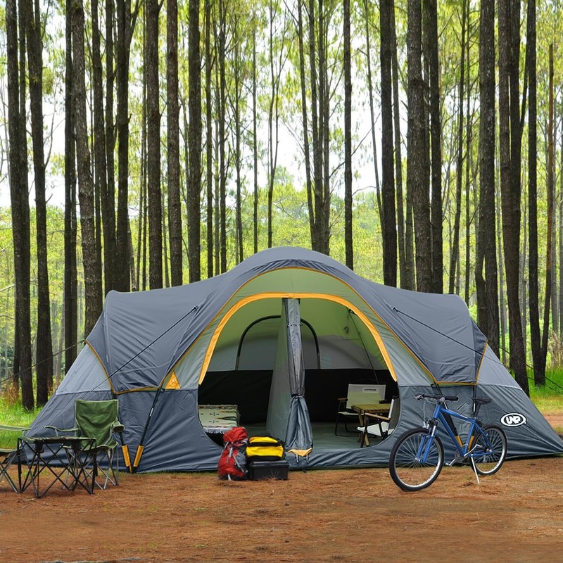 UNP Camping Tent 10-Person-Family Tents, Music Festival Tent, Big, Easy Up gallery