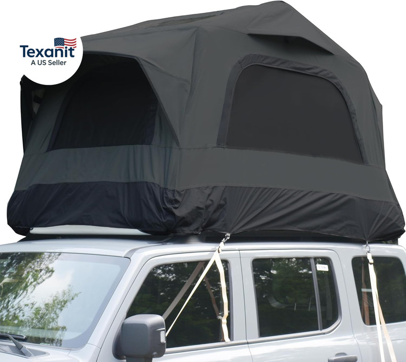 Inflatable Rooftop Tent for Car Truck, 2 Person Roof Tent with Waterproof 300D F
