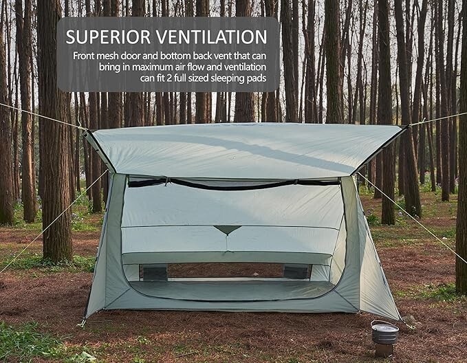 Sirius Two Ultralight Backpacking Tent, 2 Person Trekking Pole Backpacking Te... gallery