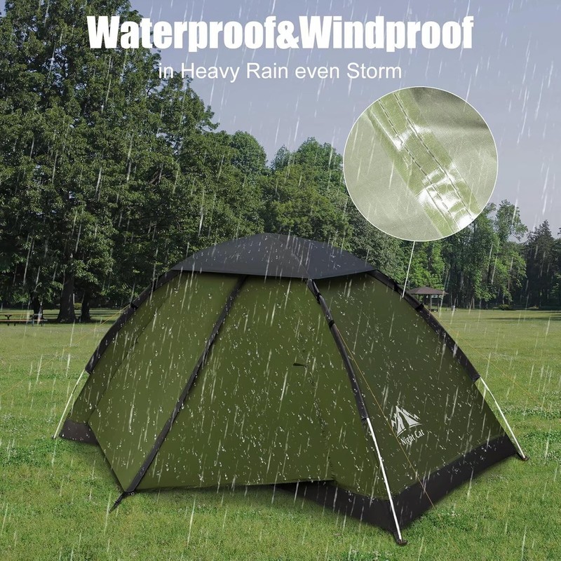 New Night Cat Lightweight Backpacking Tent 1-2 Person Waterproof Fast Shipping gallery