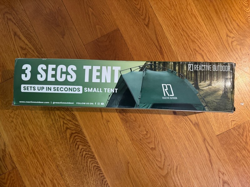 Reactive 3-Second Instant Pop-Up Tent Outdoor, Easy Set-Up SMALL