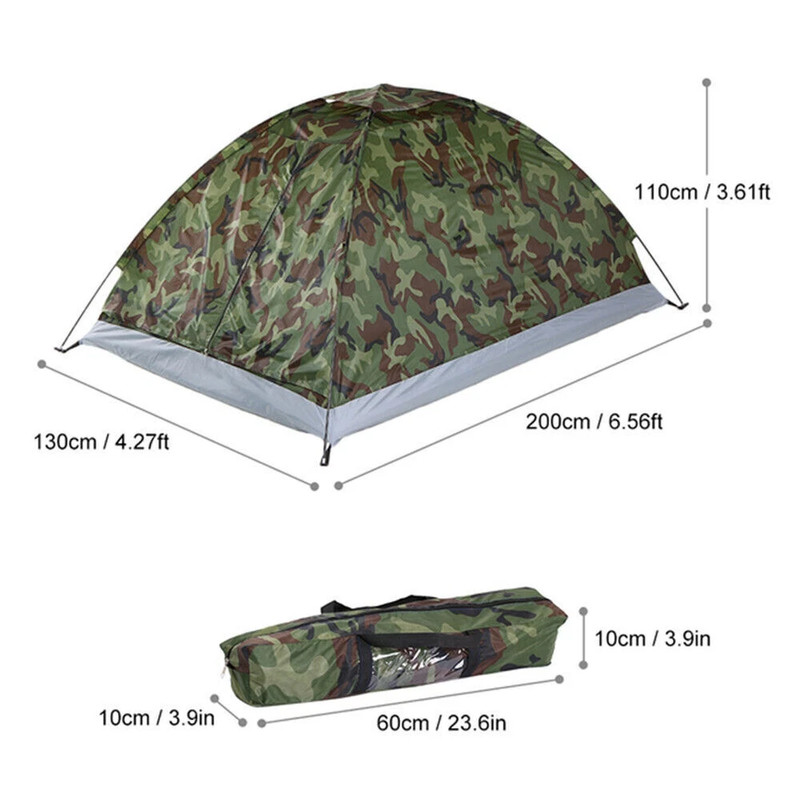 2-3 Person Camping Tent Hiking Ultralight Tent for Waterproof Outdoor 6.5'x4.92' gallery