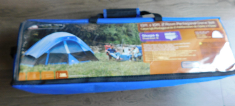NOS Ozark Trail Two Room Dome Tent 13x10ft SLEEPS 5-6, NOS 8/67