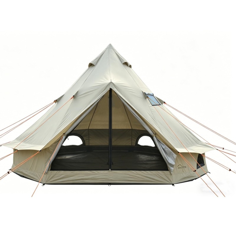 B2 Portable Yurt with Stove Jack for All Year Living, 4 Season Bell Tent 4/6 …