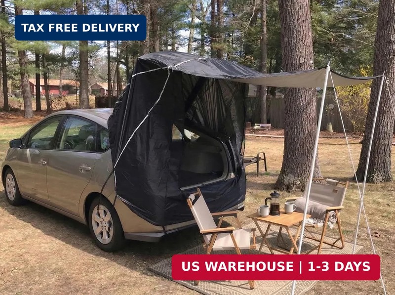 Hasika SUV Tailgate Tent - Universal Car Camping Awning, 3000mm Waterproof & UPF gallery