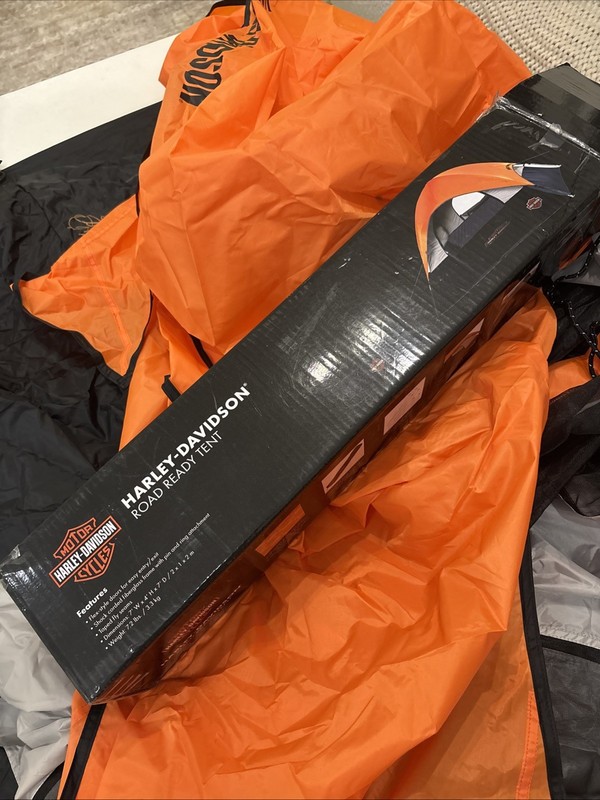 Harley-Davidson Road Ready Tent Signed By Mayans Bishop Creeper Padrino gallery