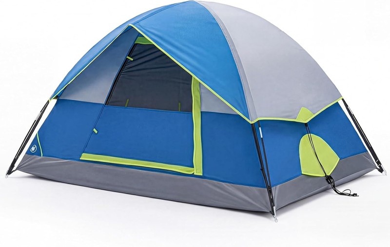 Windproof 2-Person Tent with Advanced Ventilation - Perfect for Hiking & Camping gallery