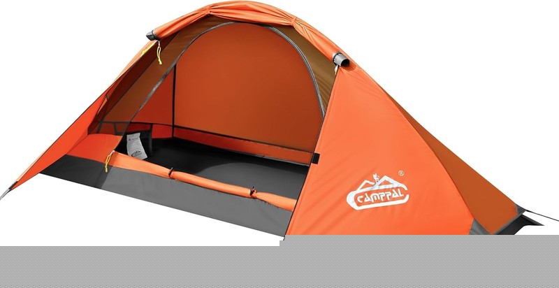 camppal 1 Person Tent for Camping Hiking Mountain Hunting Backpacking Tents 4 Se