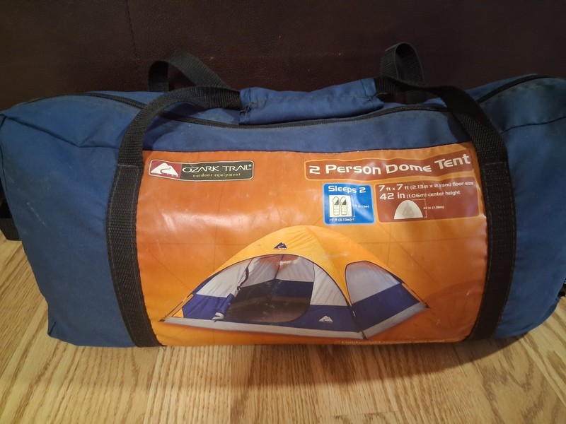 Ozark Trail Outdoor Hiking 2 Person Dome Backpacking Tent 7×7