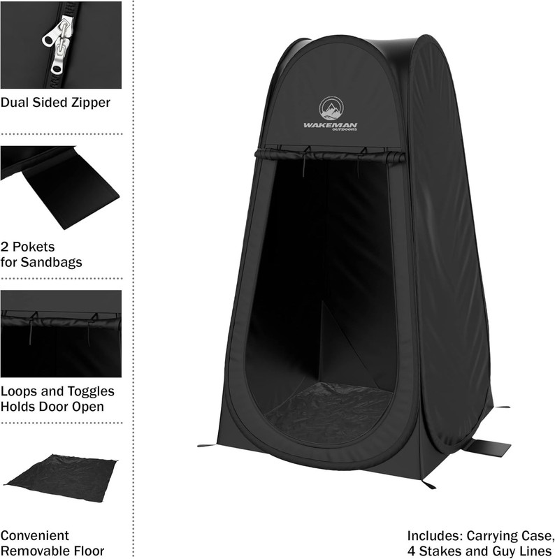 Portable Privacy Tent with Carry Bag - Perfect for Camping, Festivals, or Beach gallery