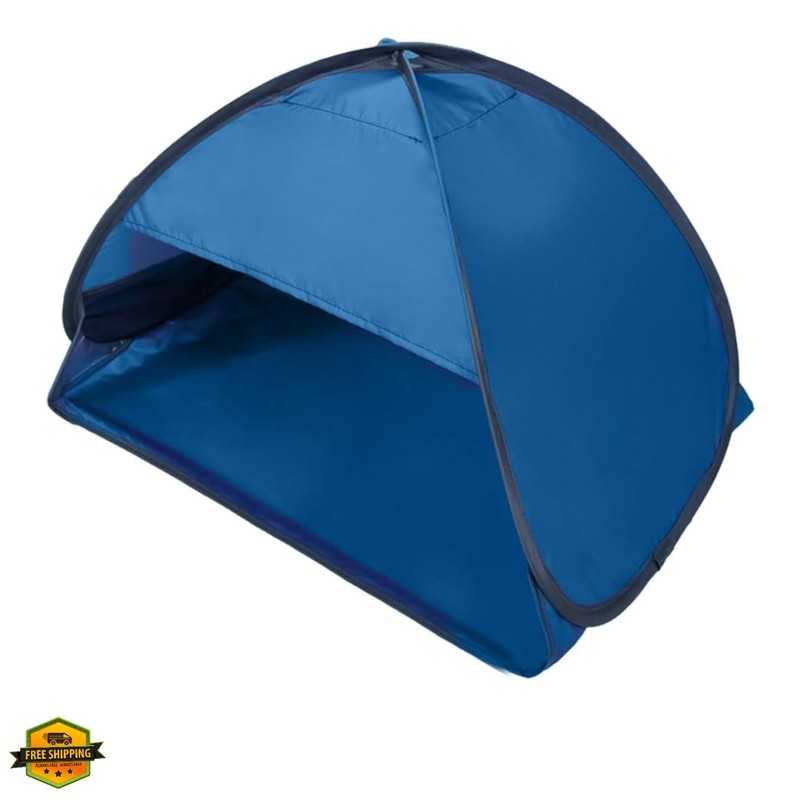 Beach Sun Shelter,Instant Sun Protection Canopy with Zippered,Beach Lounge Ch…