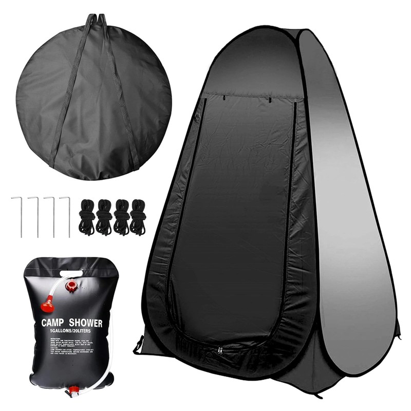 Pop Up Tent Upgrade Privacy Shower Tent Portable Outdoor Sun Shelter for Toil…