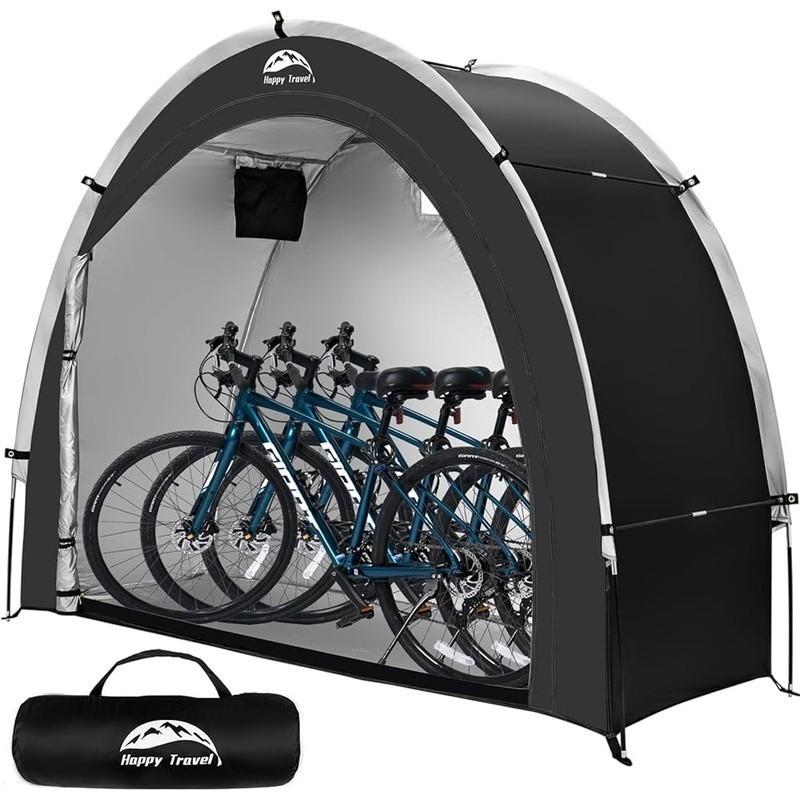 Bike Storage Shed Tent Outdoor Bicycle Storage Sheds with 210D Oxford Fabric