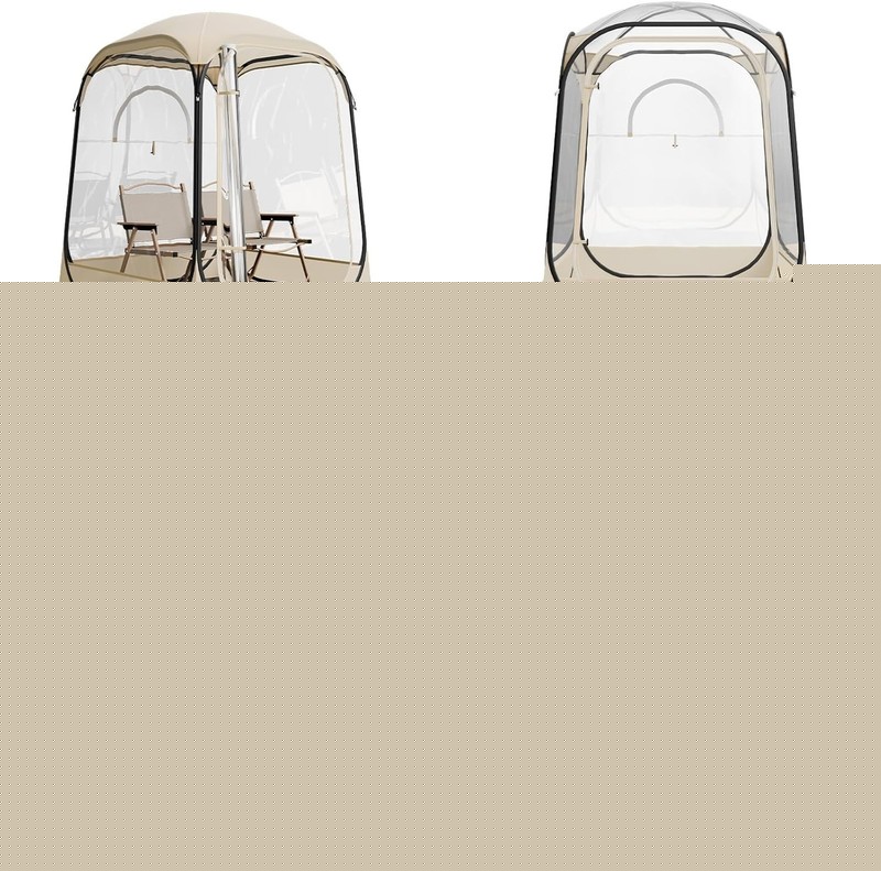 Sports Tent Instant Pop-Up Shelter 540° Clear Bubble Tent PVC Rainproof....