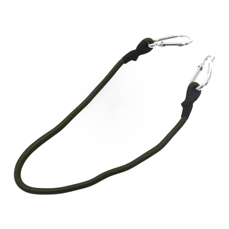 Carabiner Hook Bungie Cords Rubber Elastic Straps 30/60/90/120cm Length gallery
