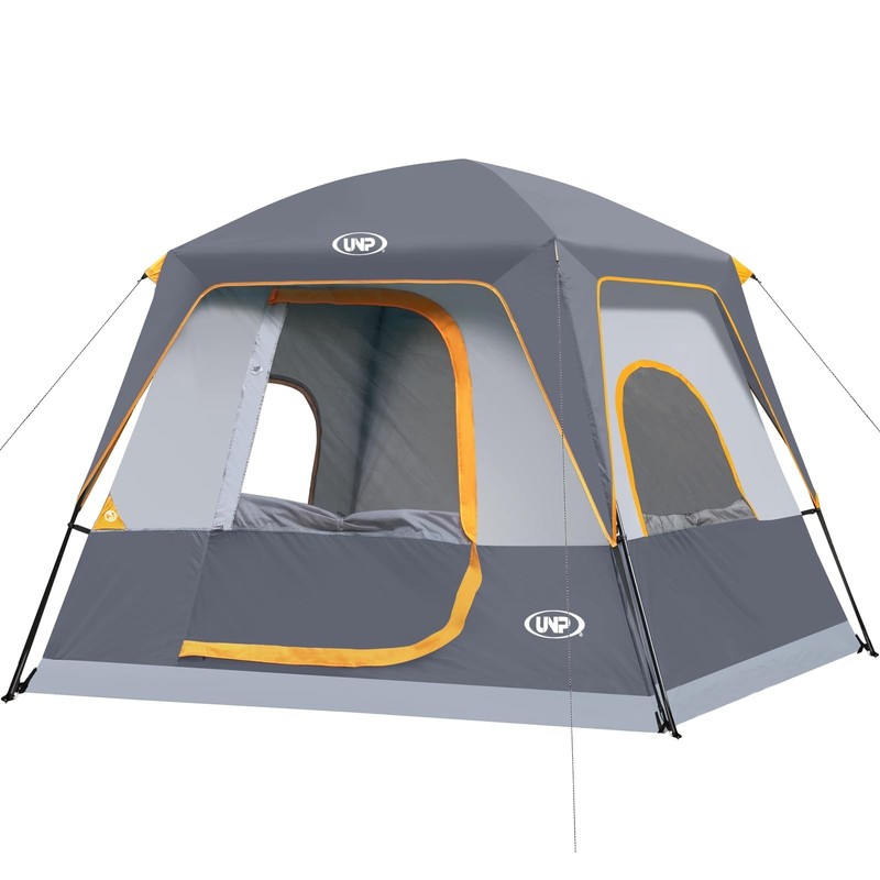 Portable Waterproof Camping Tent for 2-8 People, Easy Setup Cabin Tent with Rain gallery