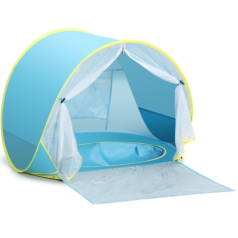 Senodeer’s Pop-Up Sun Shield: UV-Protected Fun for Your Mini Beach Boss!