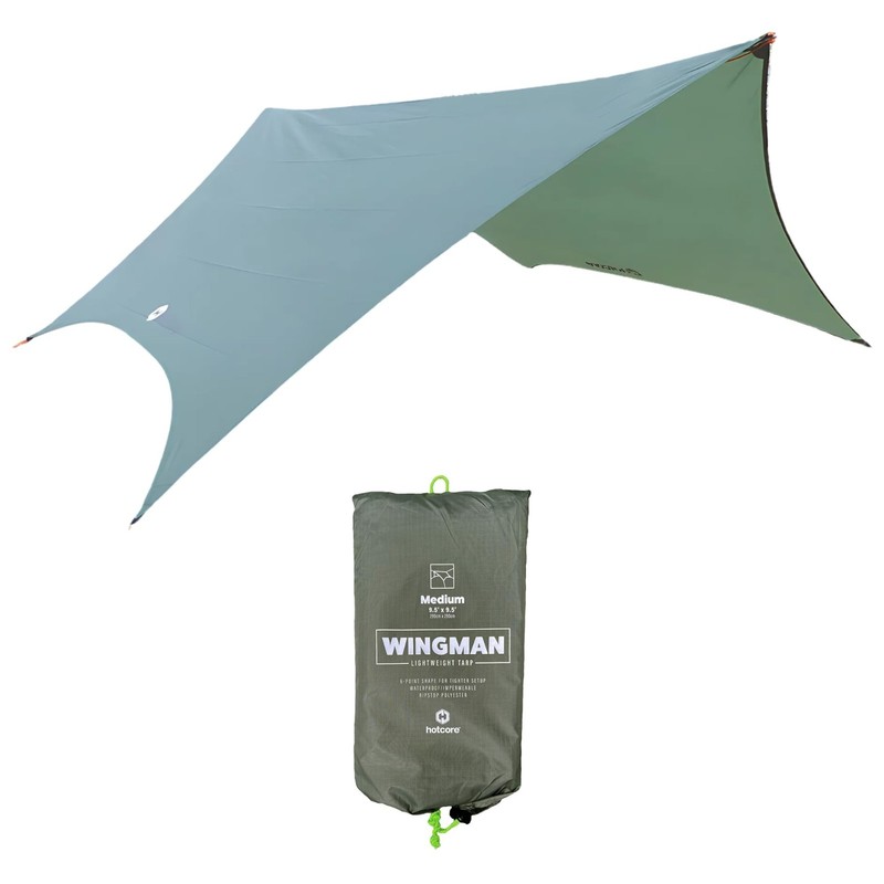 9.5ft x 9.5ft Rain Fly Camping Tarp Shelter Waterproof Tent 75D Medium, Hotcore