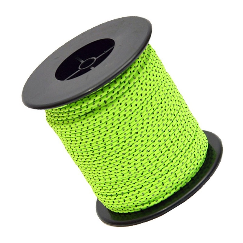 Flexible and Anti Aging Reflective Camping Cord 50M 2 5mm Tent Guyline Rope gallery