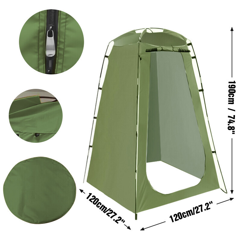 Pop Up Shower Tent Outdoor Camp Tent Privacy Shower Toilet Changing Hiking gallery